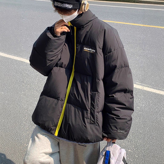 Mens Loose Fitting Cotton Jacket